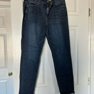 Democracy Dark Wash Ankle Jeans